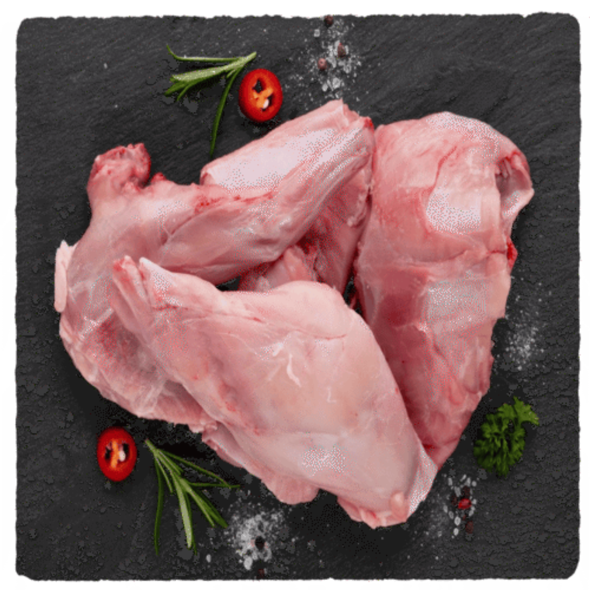 Húsfarm Friss nyúlhús, darabolt, 600 g