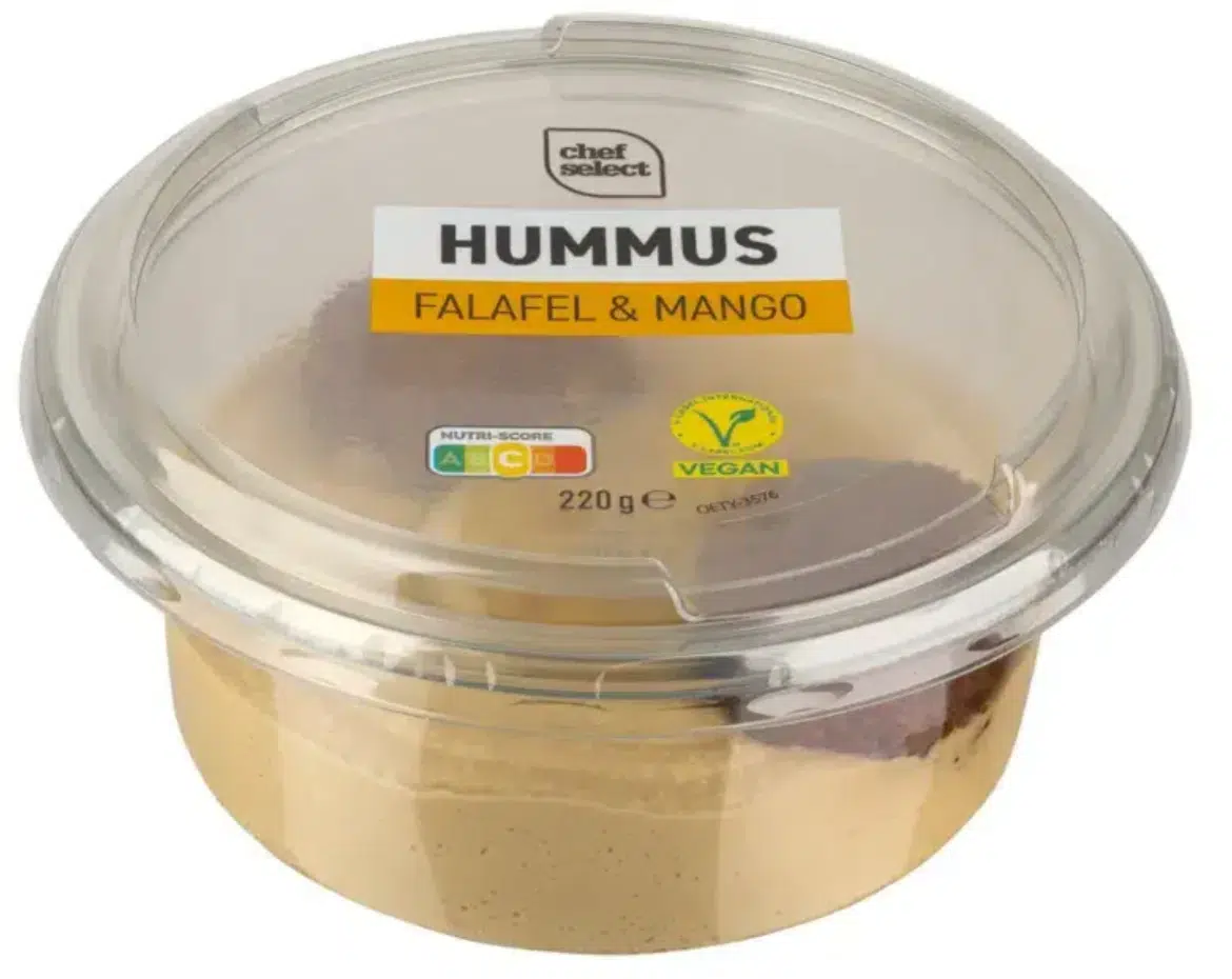 Chef Select Hummusz falafelgolyókkal és csicseriborsós mangókeszítménnyel