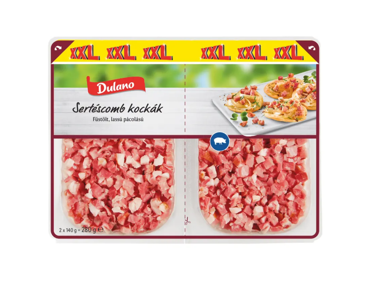 Dulano Füstölt, kockázott sertéscomb