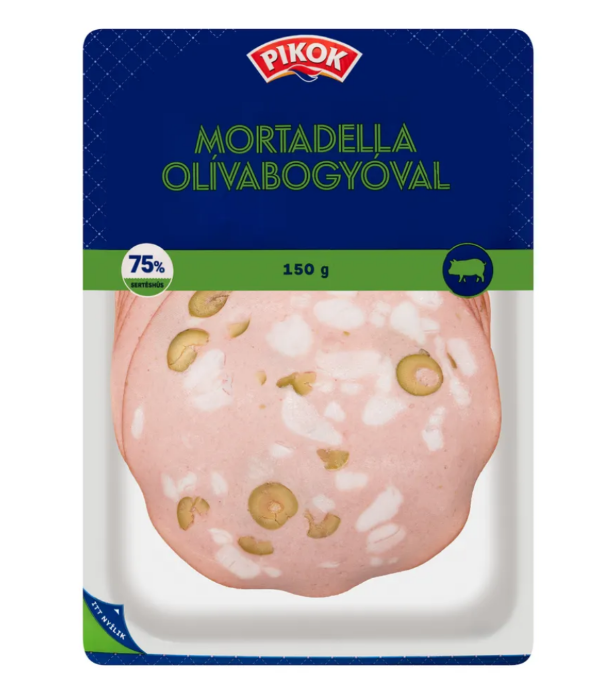 Pikok Mortadella, olivás