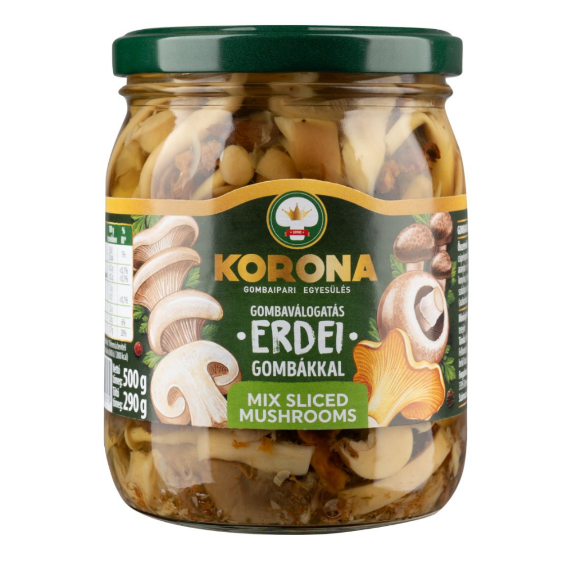 Korona Erdei gombakeverék 500g/290g