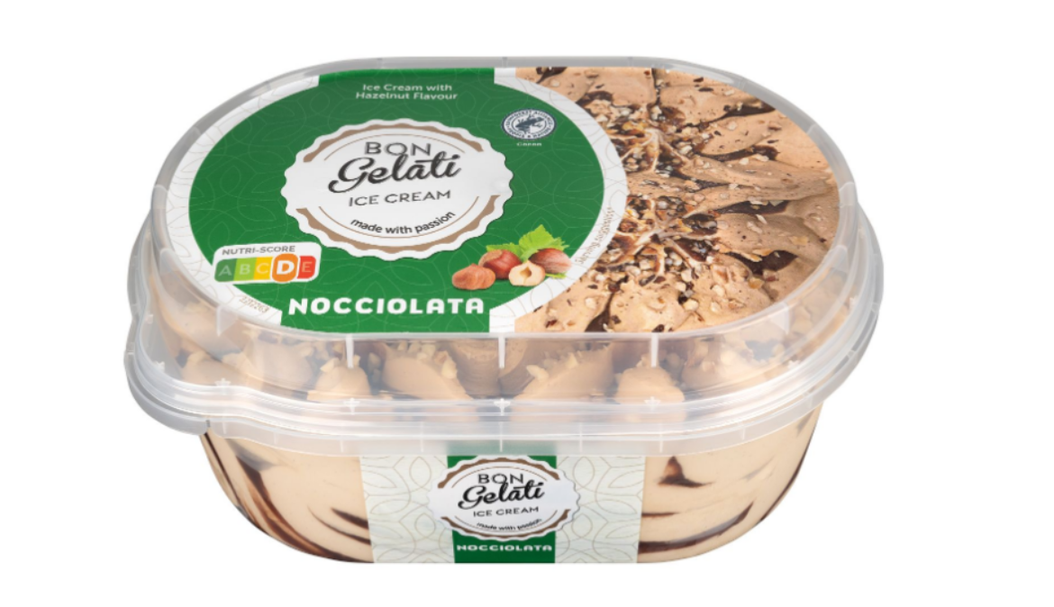 Bon Gelati Csavart jégkrém mogyorókrém