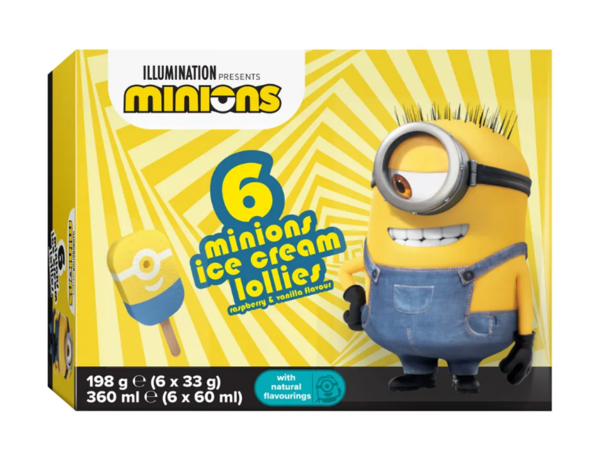 Leone Minions pálcikás jégkrém 6db