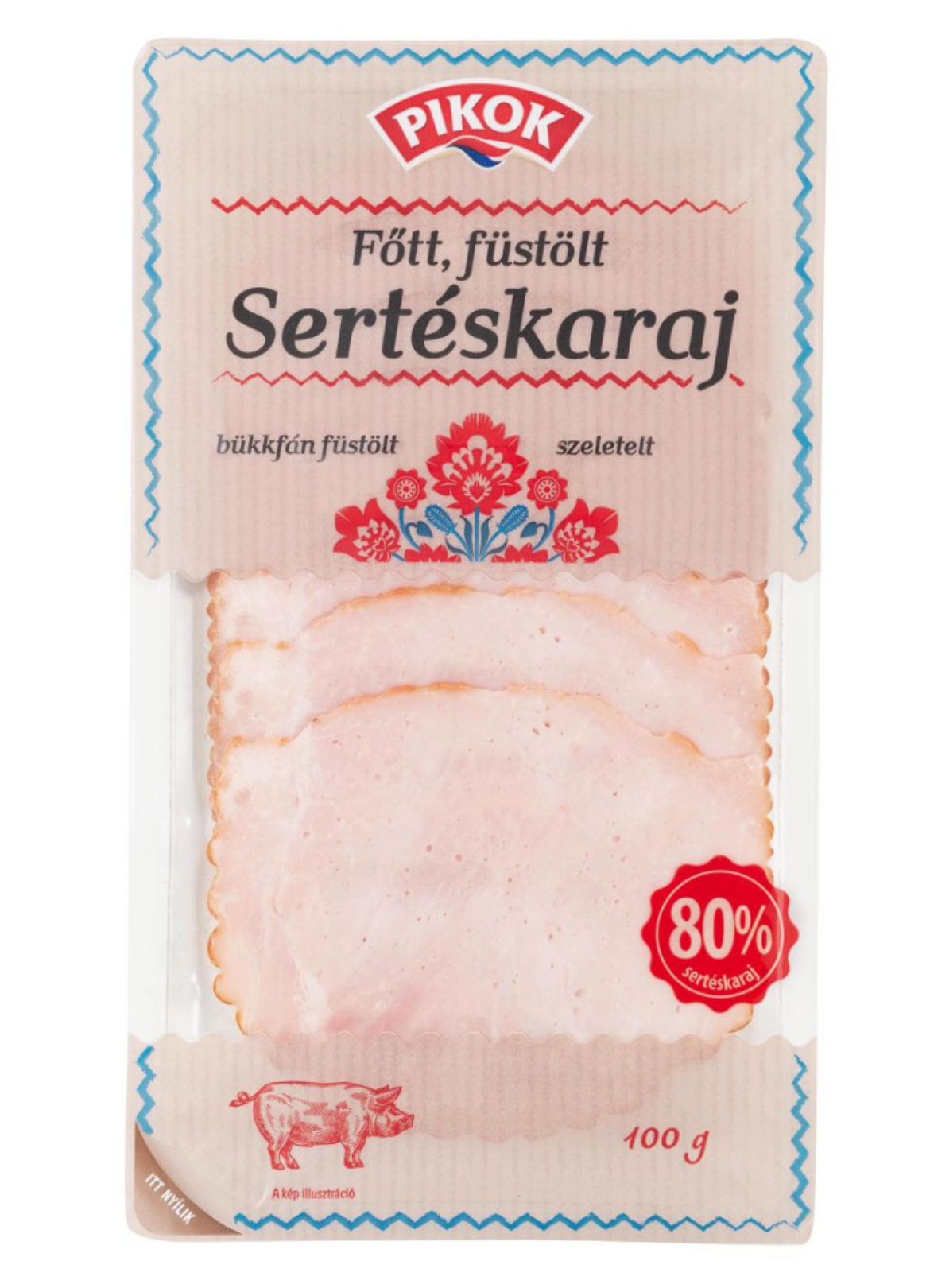PIKOK Sertéskaraj, szeletelt