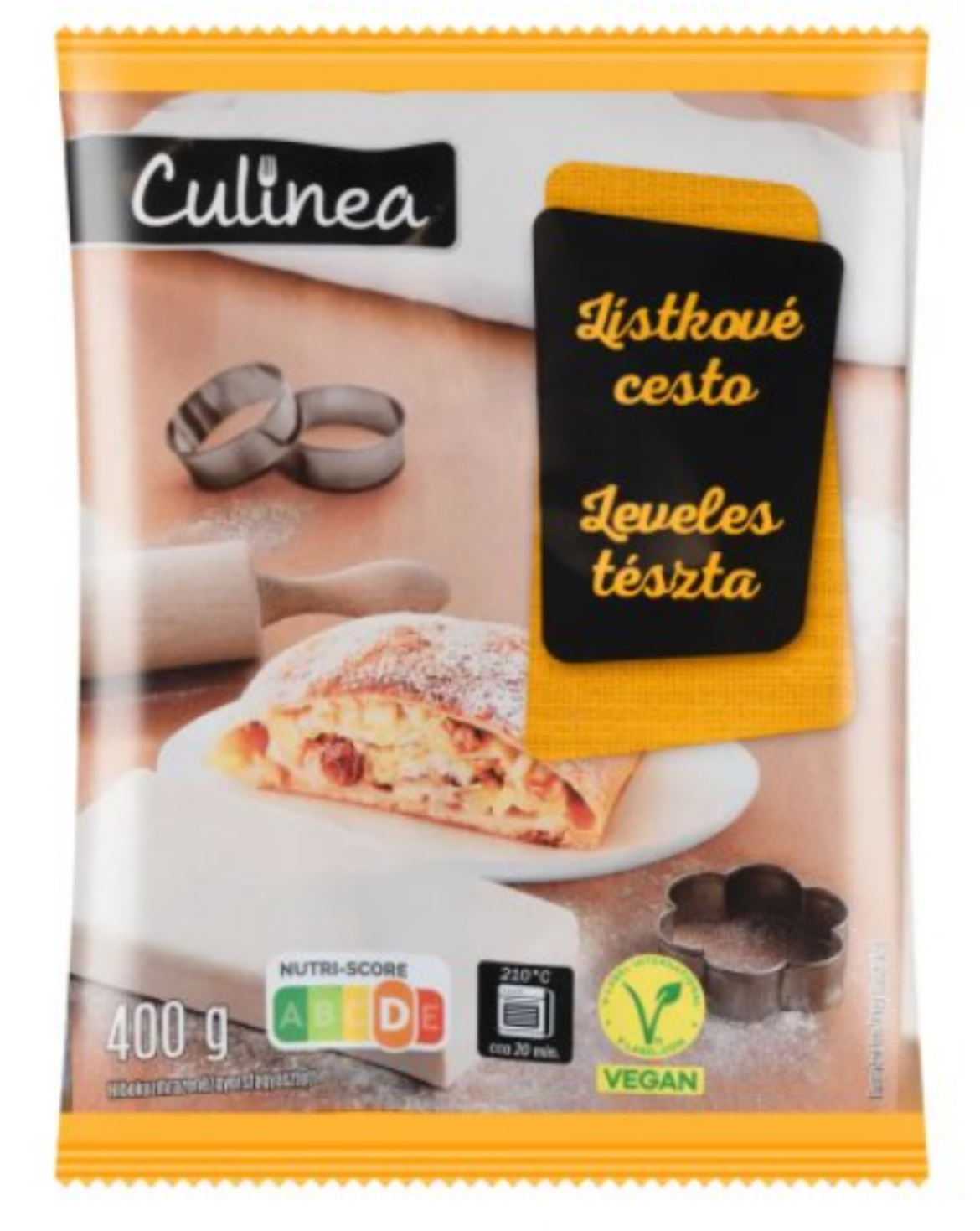 Culinea Leveles tészta, gyorsfagyasztott 2 x 200 g