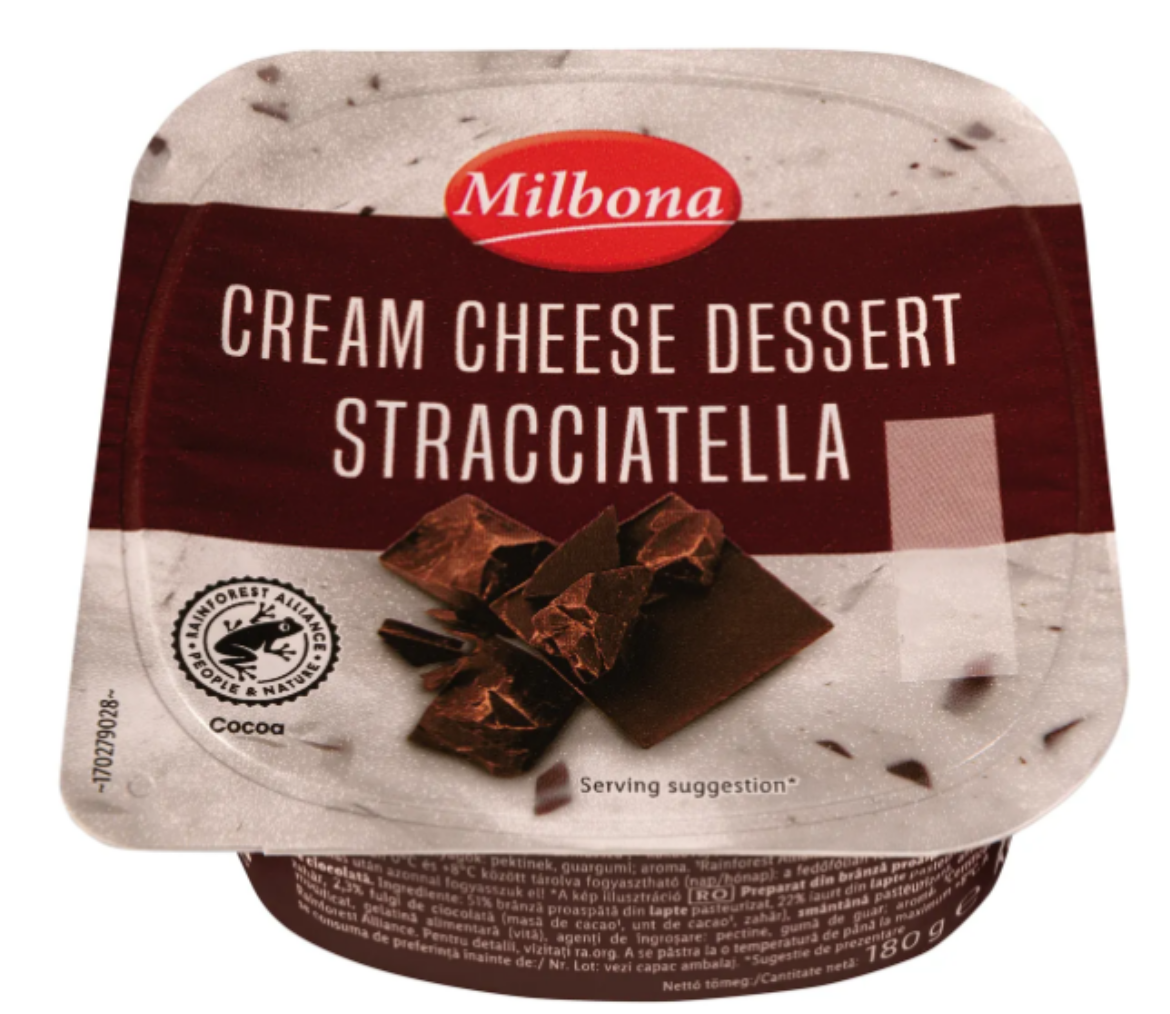 Milbona Krémdesszert straciatella