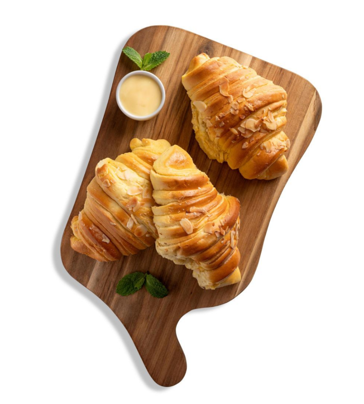 Vaníliakrémmel töltött croissant