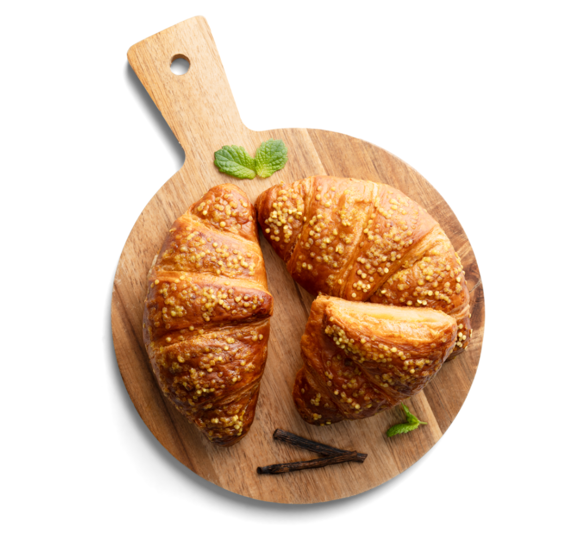 Créme brulée croissant
