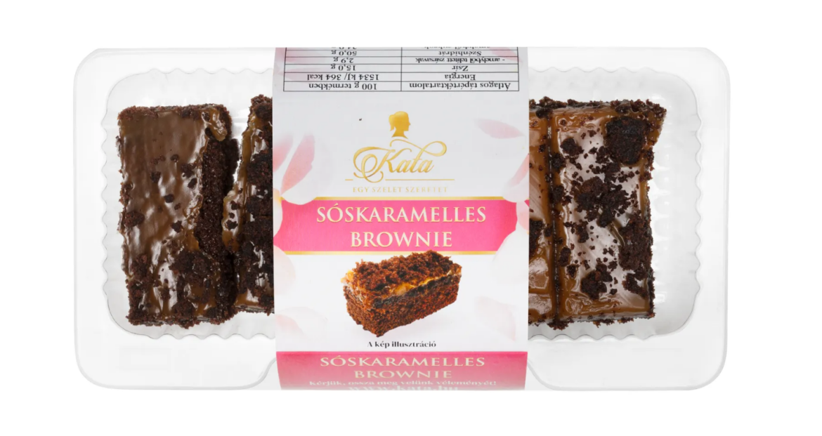 Kata Sós karamellás brownie