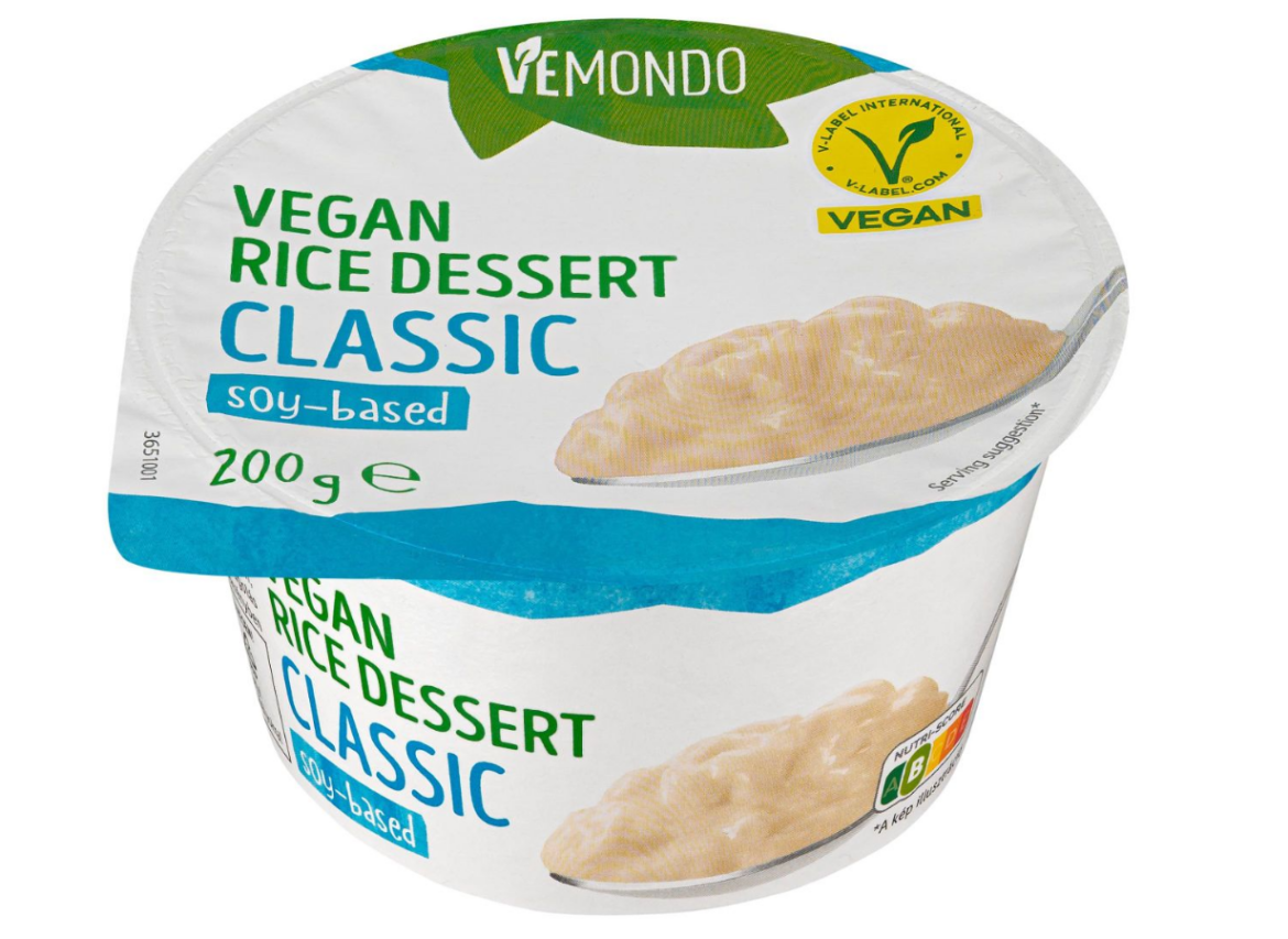 Vemondo Vegán Rizsdesszert klasszikus