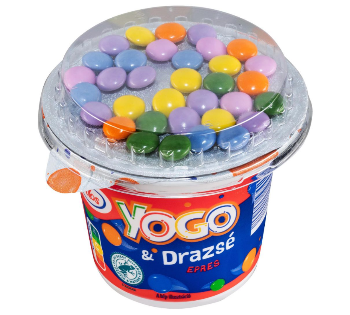 Pilos Joghurt drazséval eper, 135 g