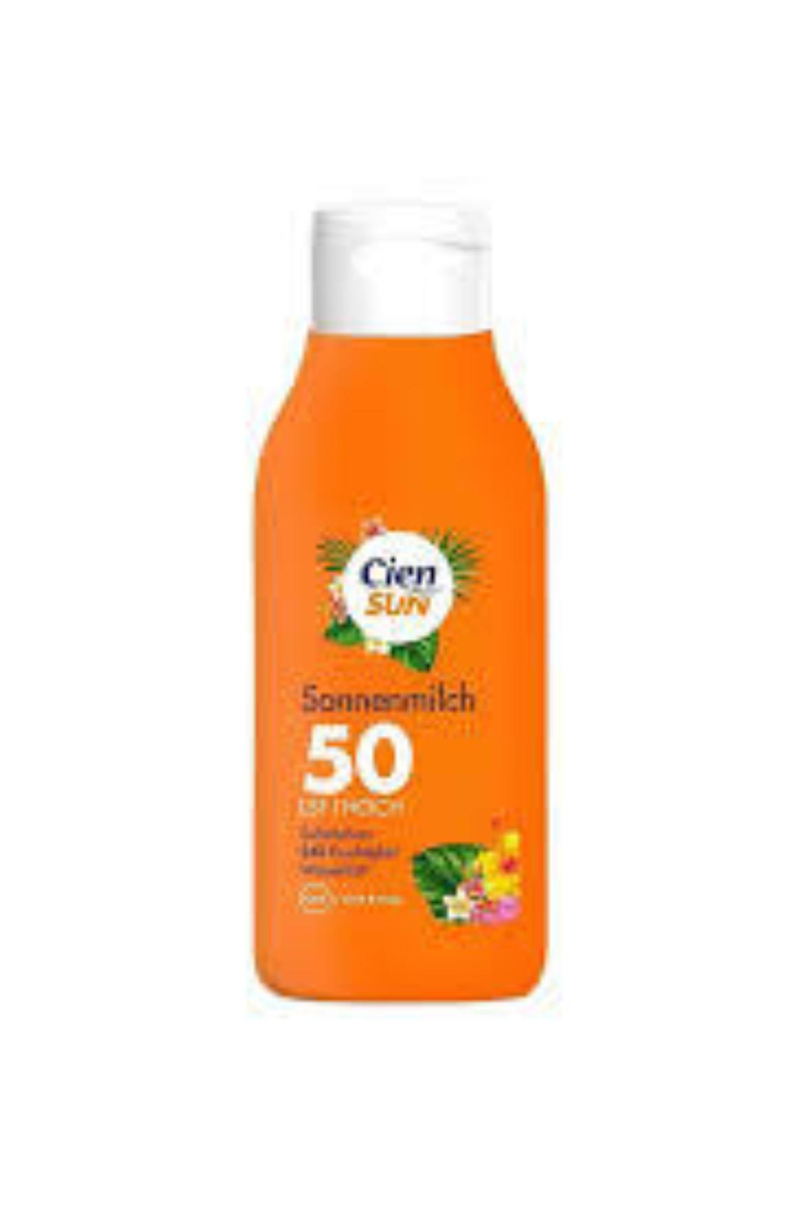 Cien Sun napvédő krém érzékeny bőrre, 50-es fényvédő faktorral, 50 ml