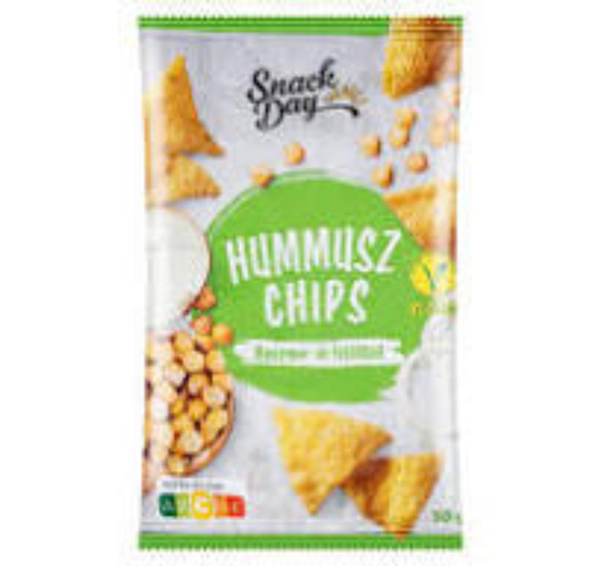 Snack Day Humuszchips Hagymás-tejfölös