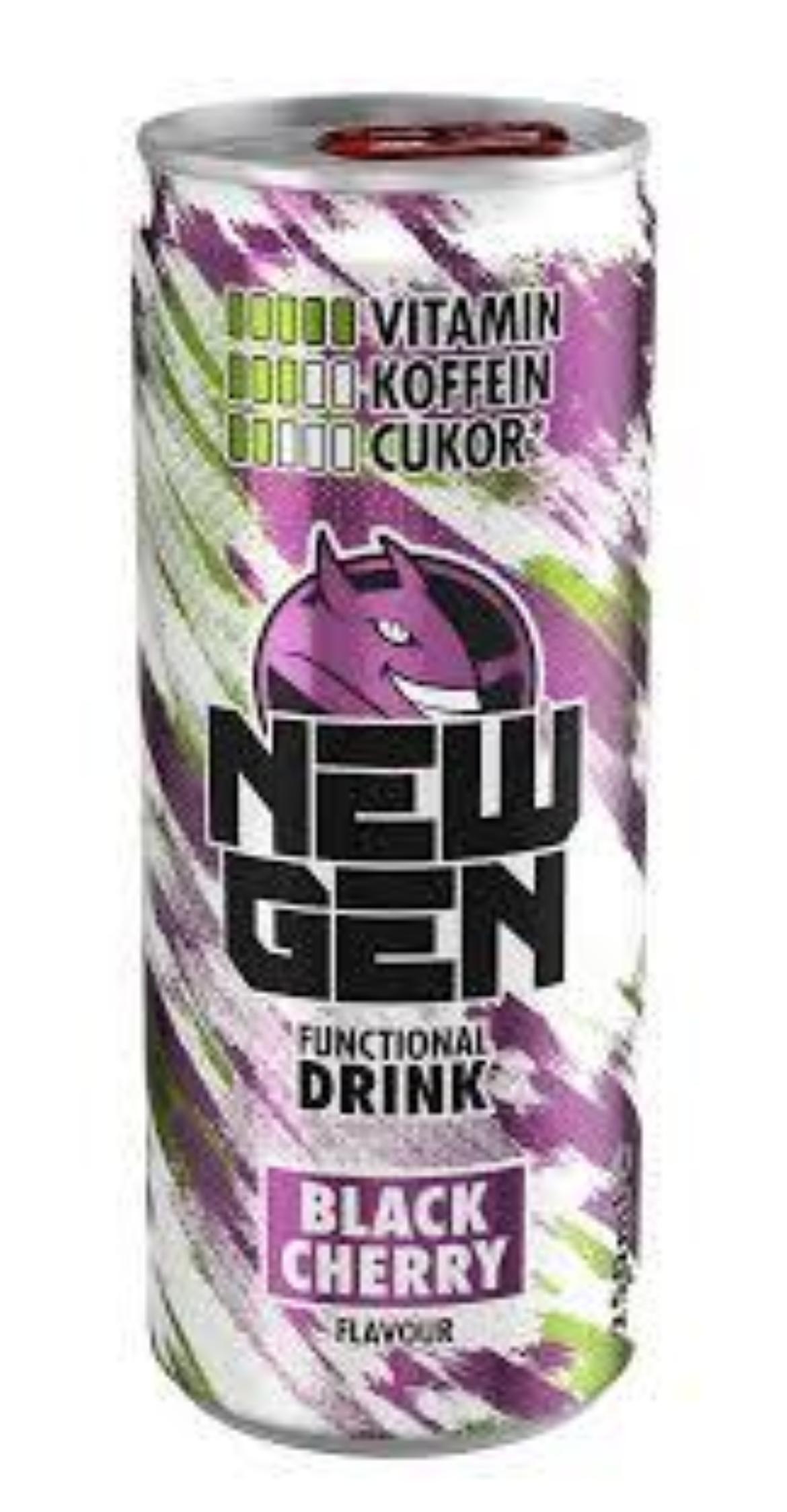 Hell New Gen Black Cherry funkcionális ital