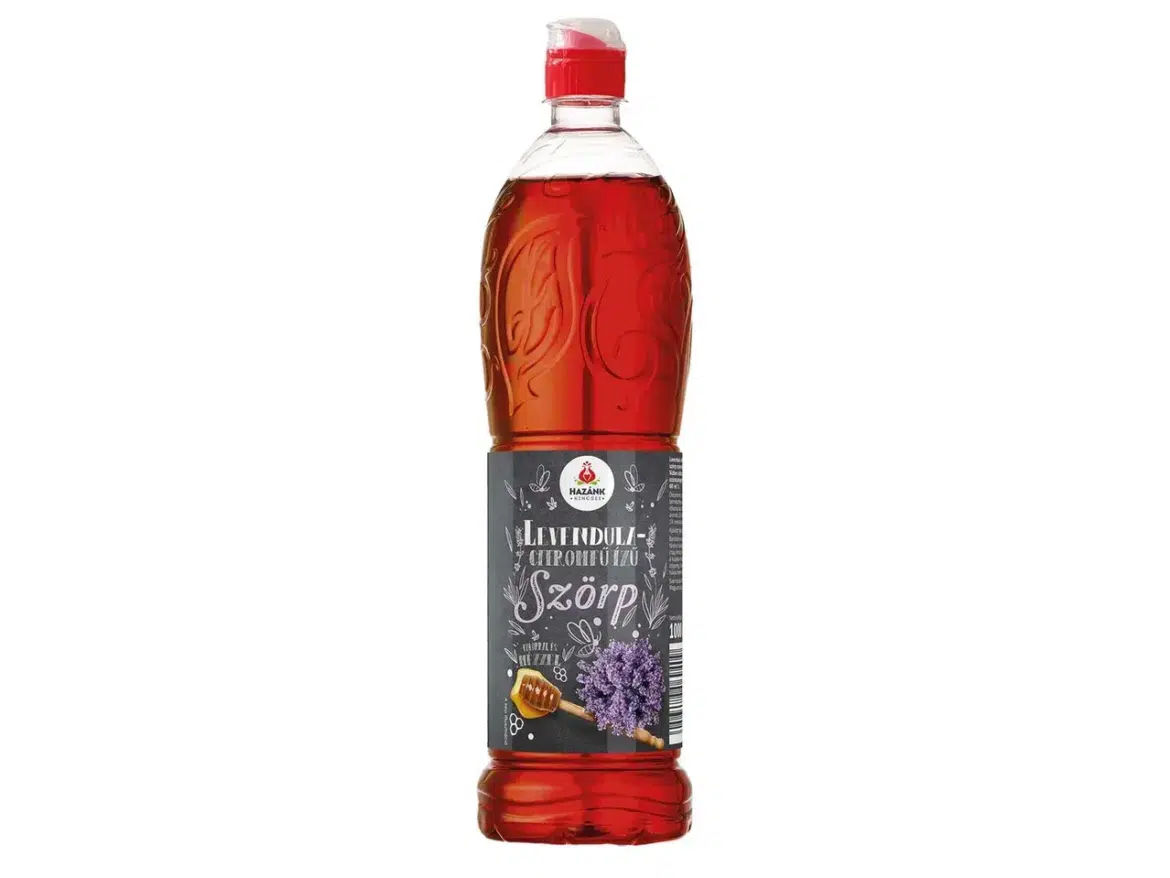 Hazánk Kincsei, Szörp mézzel, levendula-citromfű ízű szörp, + 50 ft betétdíj, 1,5 L