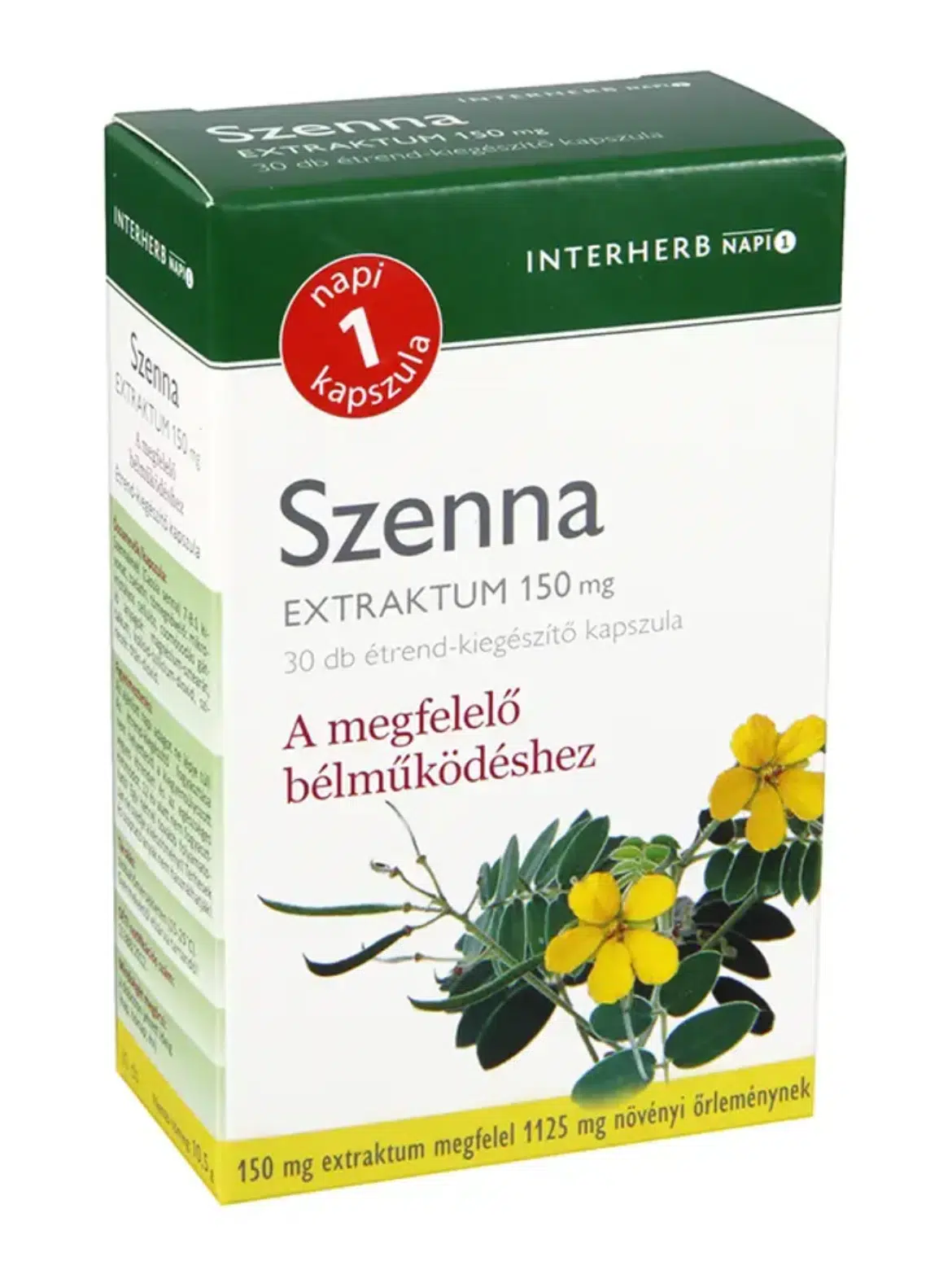 Interherb Napi 1 Szenna extraktum kapszula 150 mg