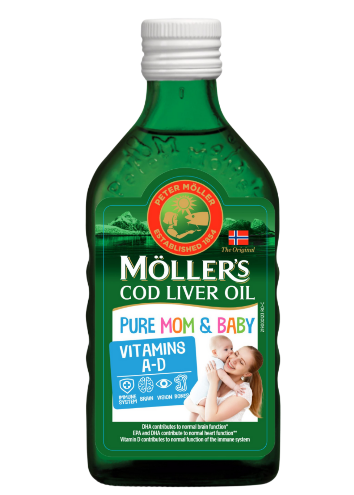 Möller’s Mom & Baby OMEGA-3 halolaj 250 ml