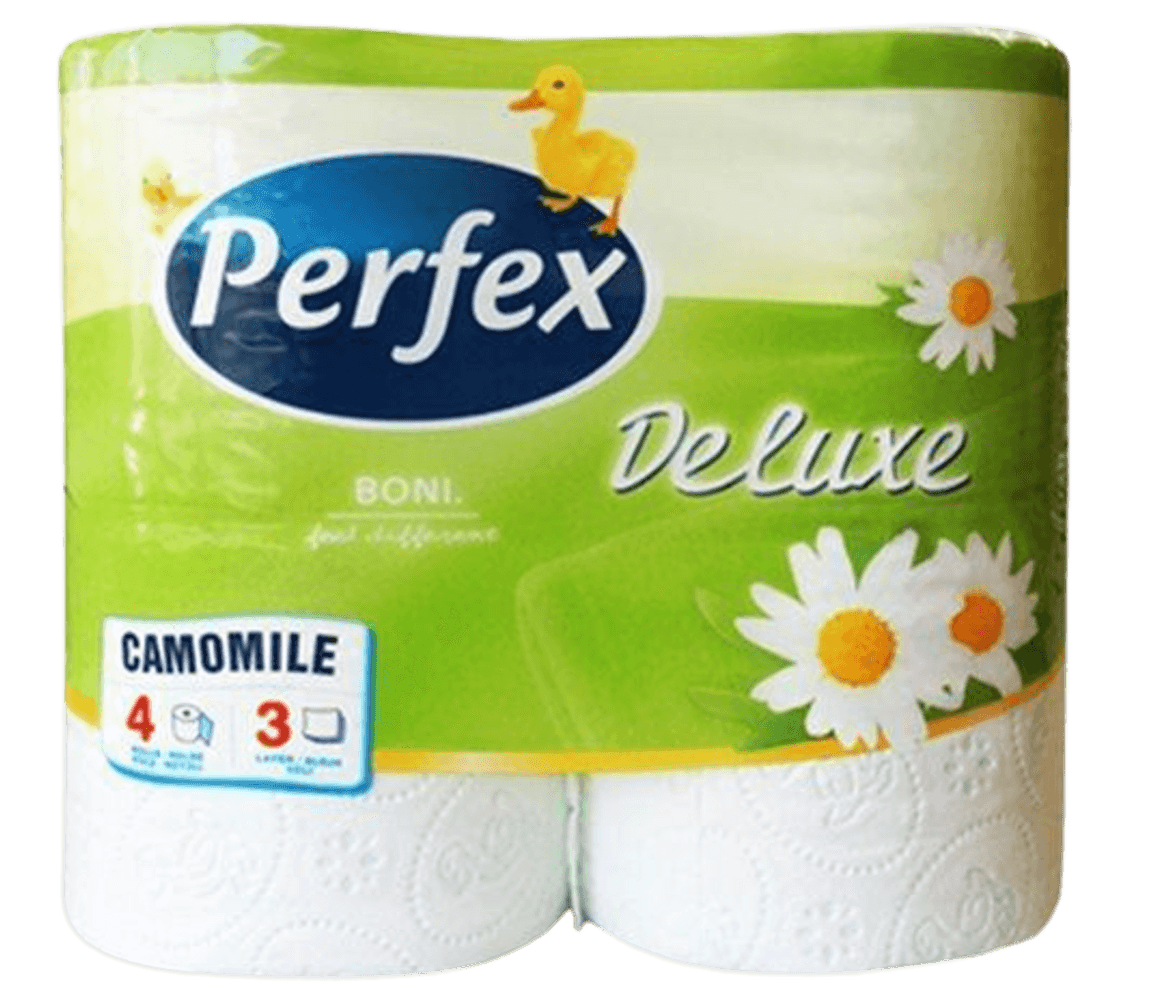 Perfex Delux Camomile 3 rétegű toalettpapír