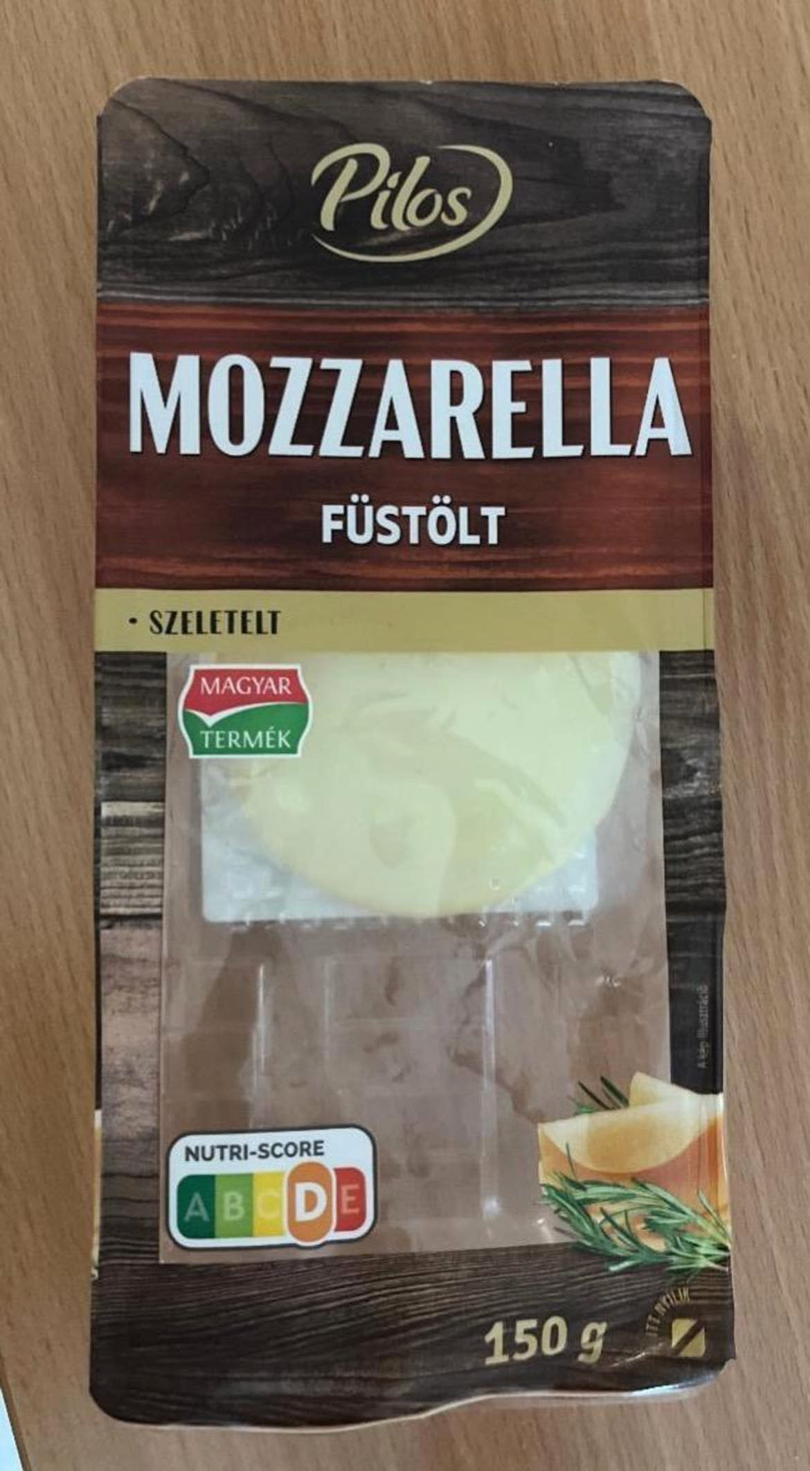 Pilos Mozzarella füstölt, szeletelt