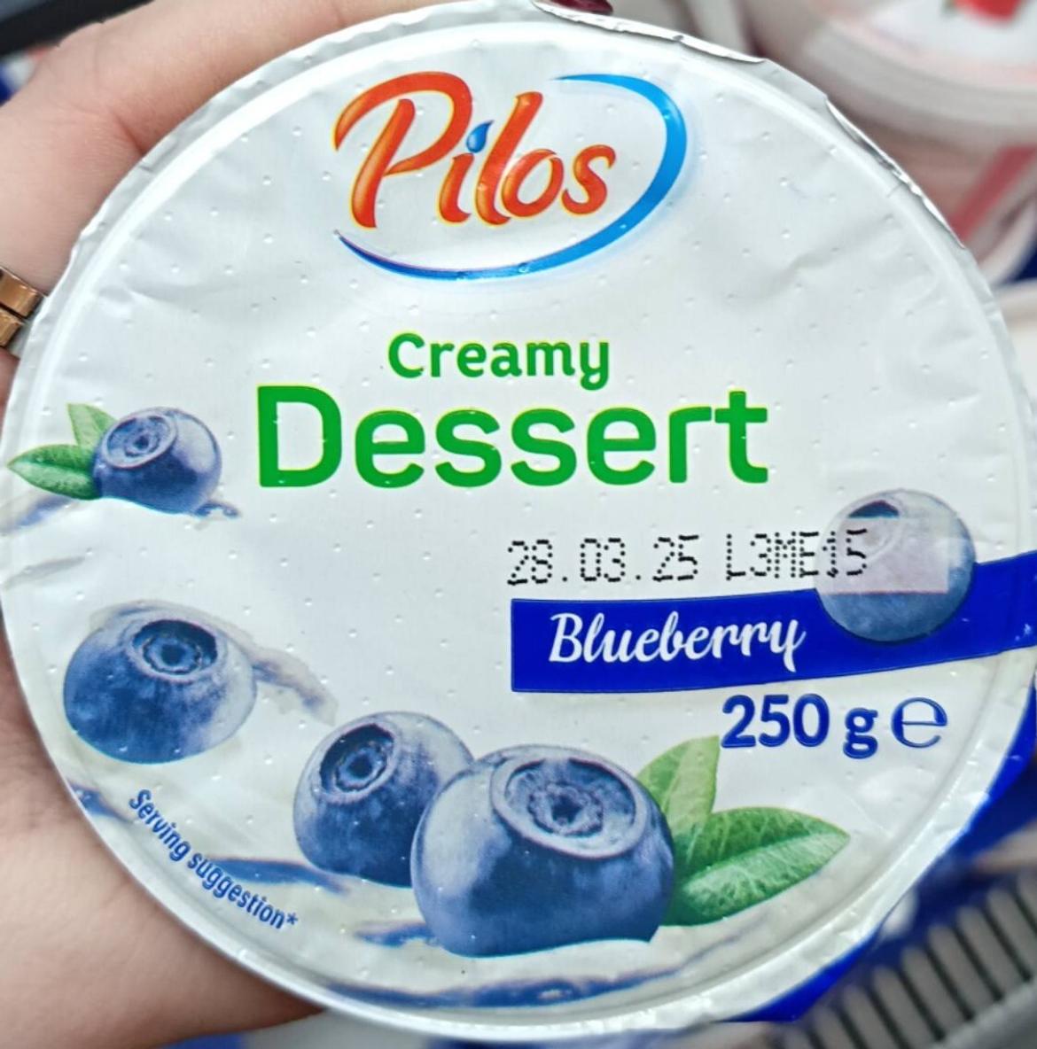 Pilos Réteges krémdesszert áfonyás 250g