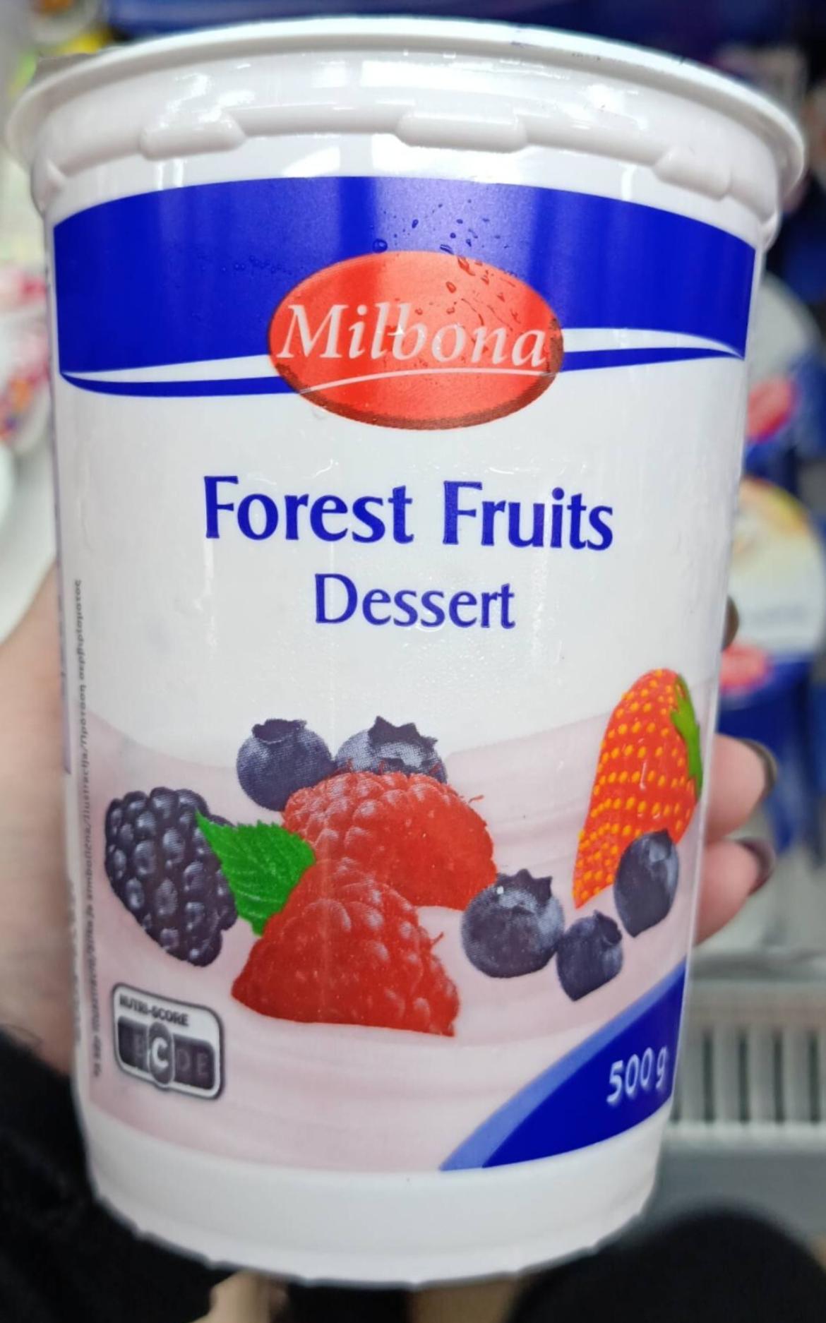 Milbona Gyümölcsjoghurt erdei gyümölcsös, 500 g