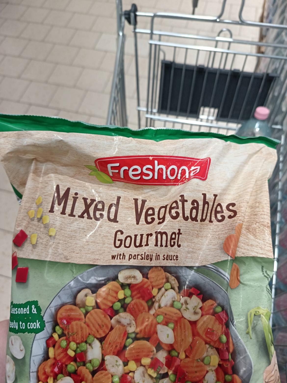 Freshona Serpenyős zöldségek ínyenc, gyorsfagyasztott, 750 g