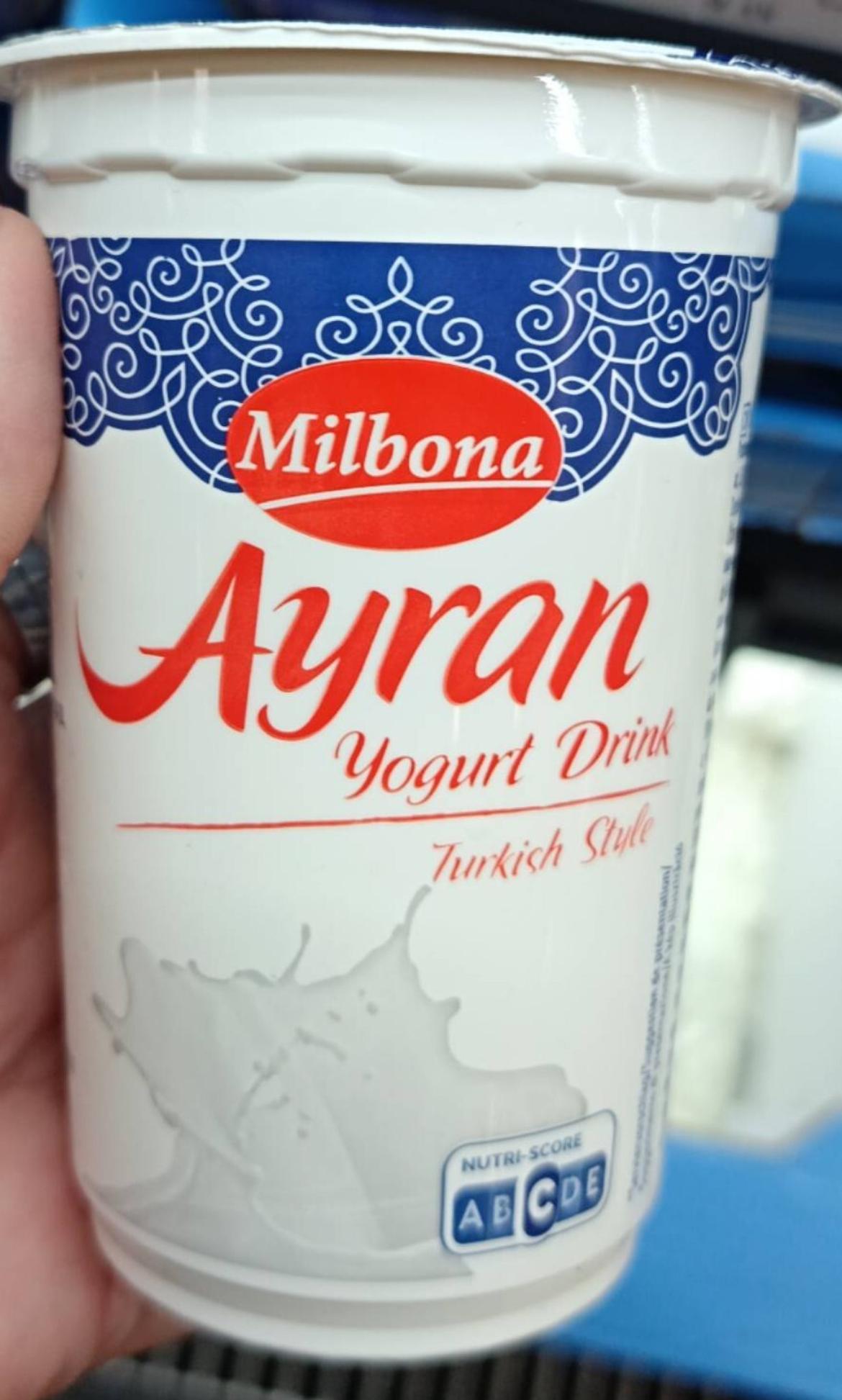 Milbona Ayran sózott joghurtos ital, 250 ml