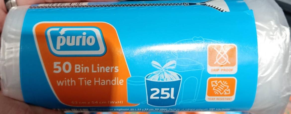 Purio Szemeteszsák füllel 25 L