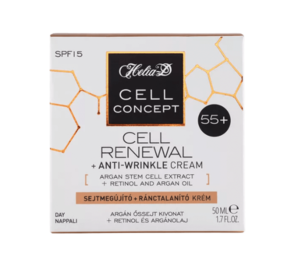 Helia-D Cell Concept sejtmegújító + ránctalanító nappali arckrém 55+