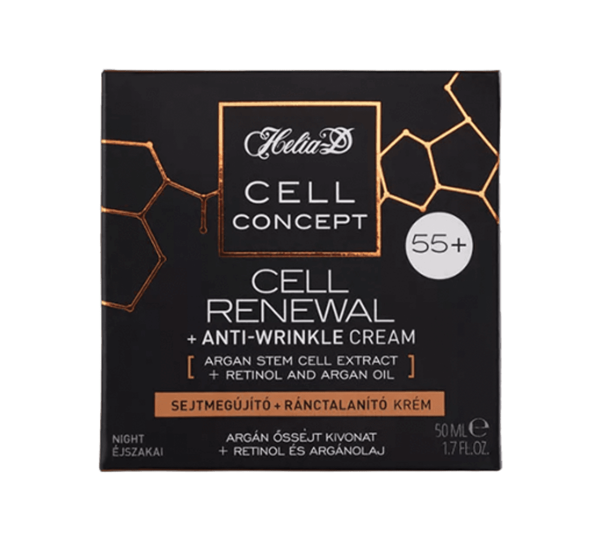 Helia-D Cell Concept sejtmegújító ránctalanító éjszakai krém 55+