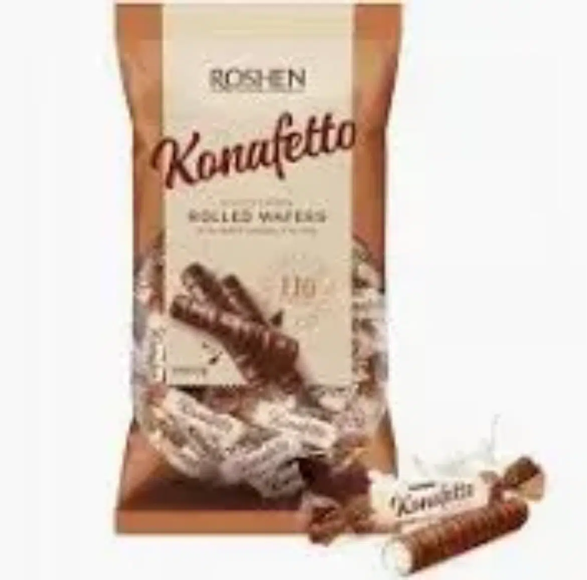Roshen Konafetto Bianco Tejkrémmel töltött karamella