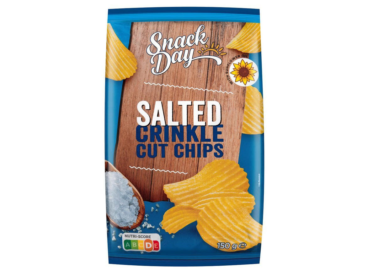 Snack Day Chips sós hullámos