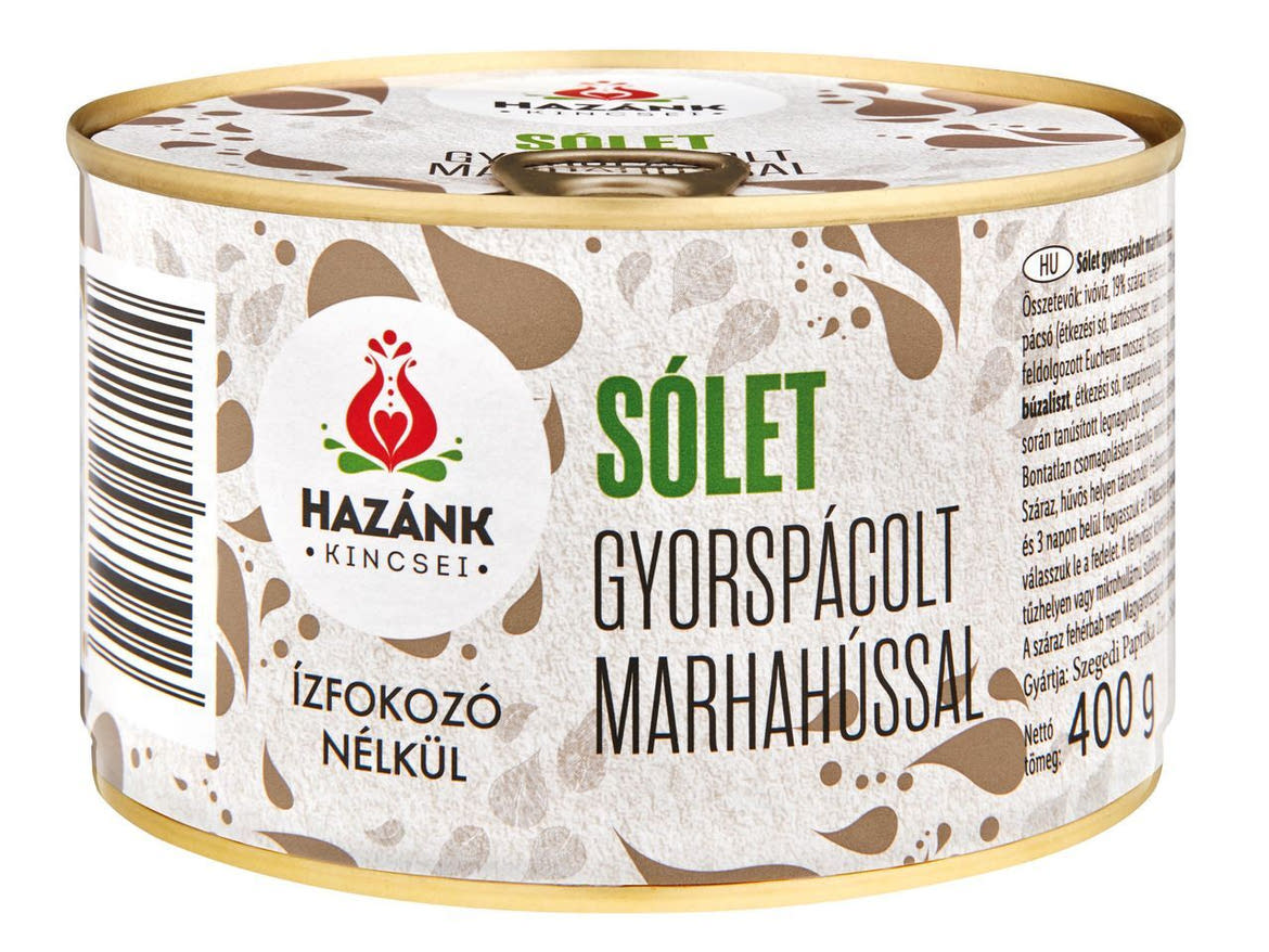 Hazánk Kincsei Sólet gyors pácolt marhahússal