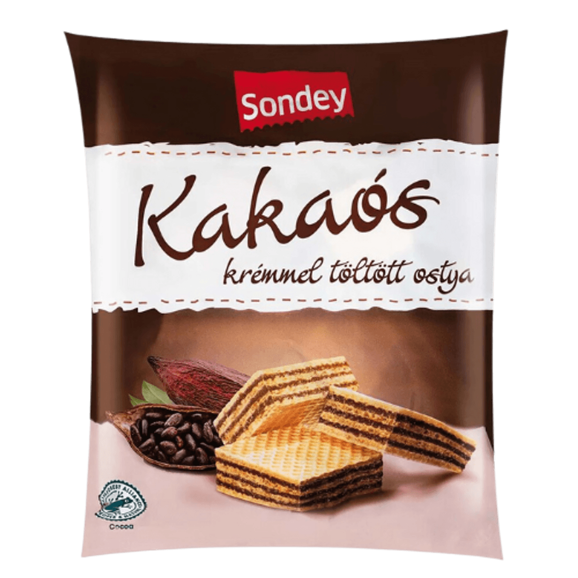 Sondey csokoládés ostya mogyorós kakaós krémmel