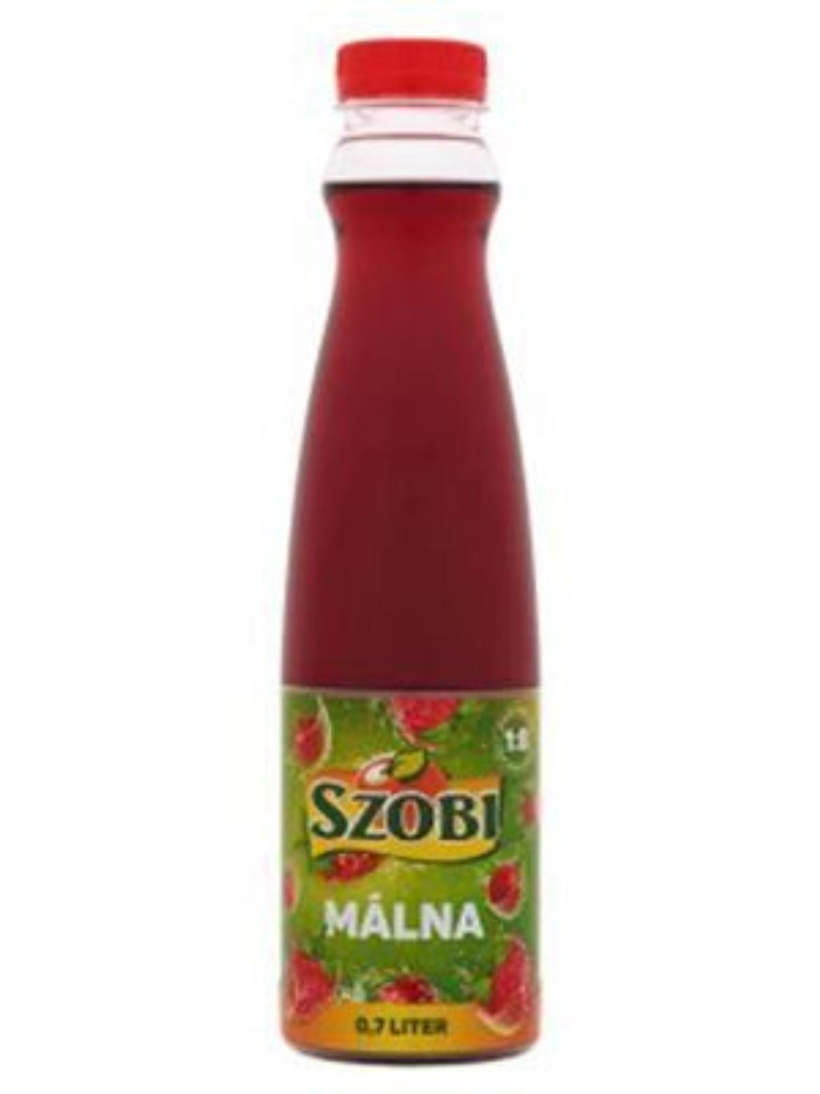 Szobi málnaszörp 33 % gyümölcstartalom
