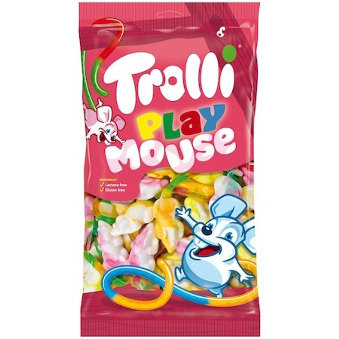Trolli Play Mouse hab gumicukorka egérkés