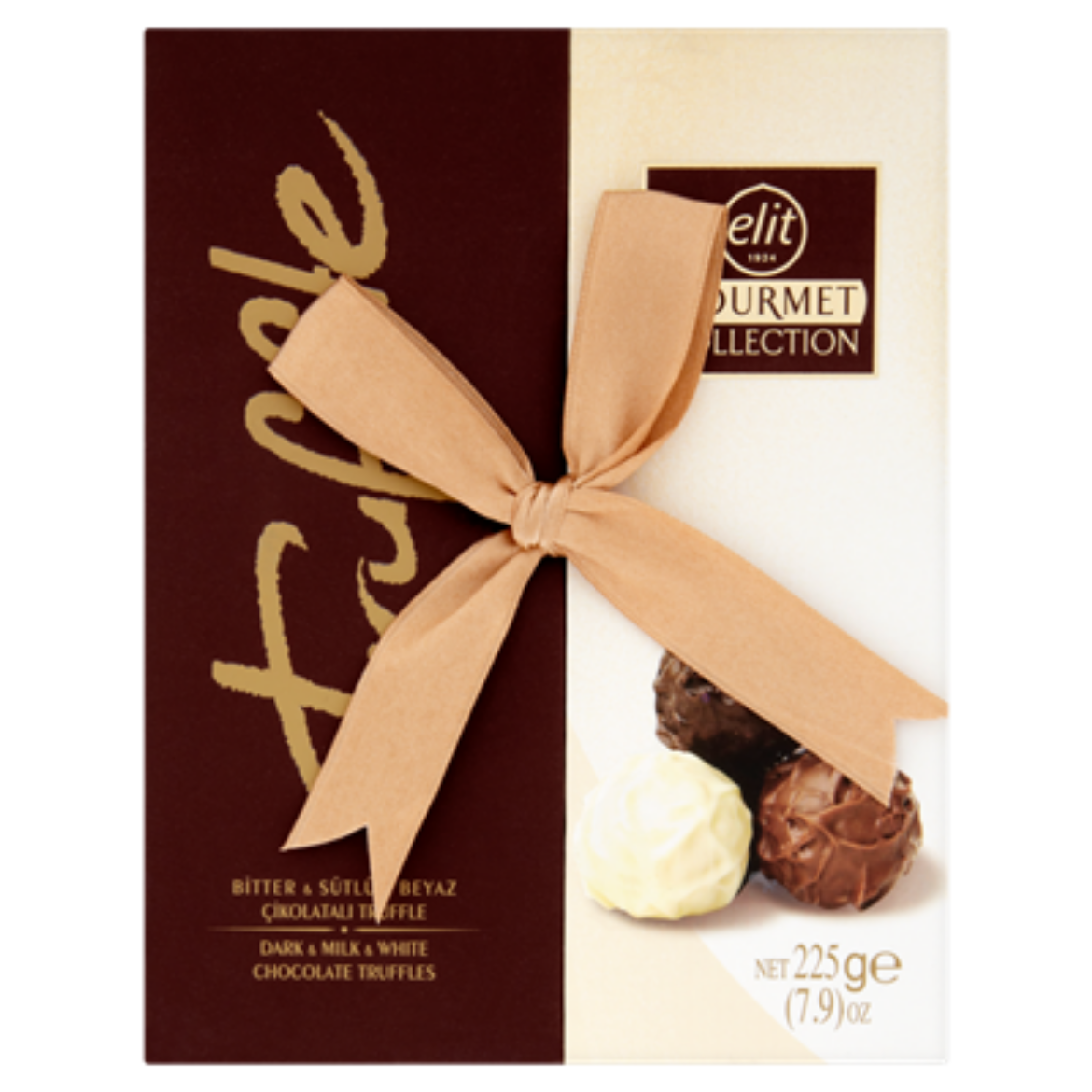 Elit Gourmet Collection ét-, tej- és fehércsokoládés trüffel