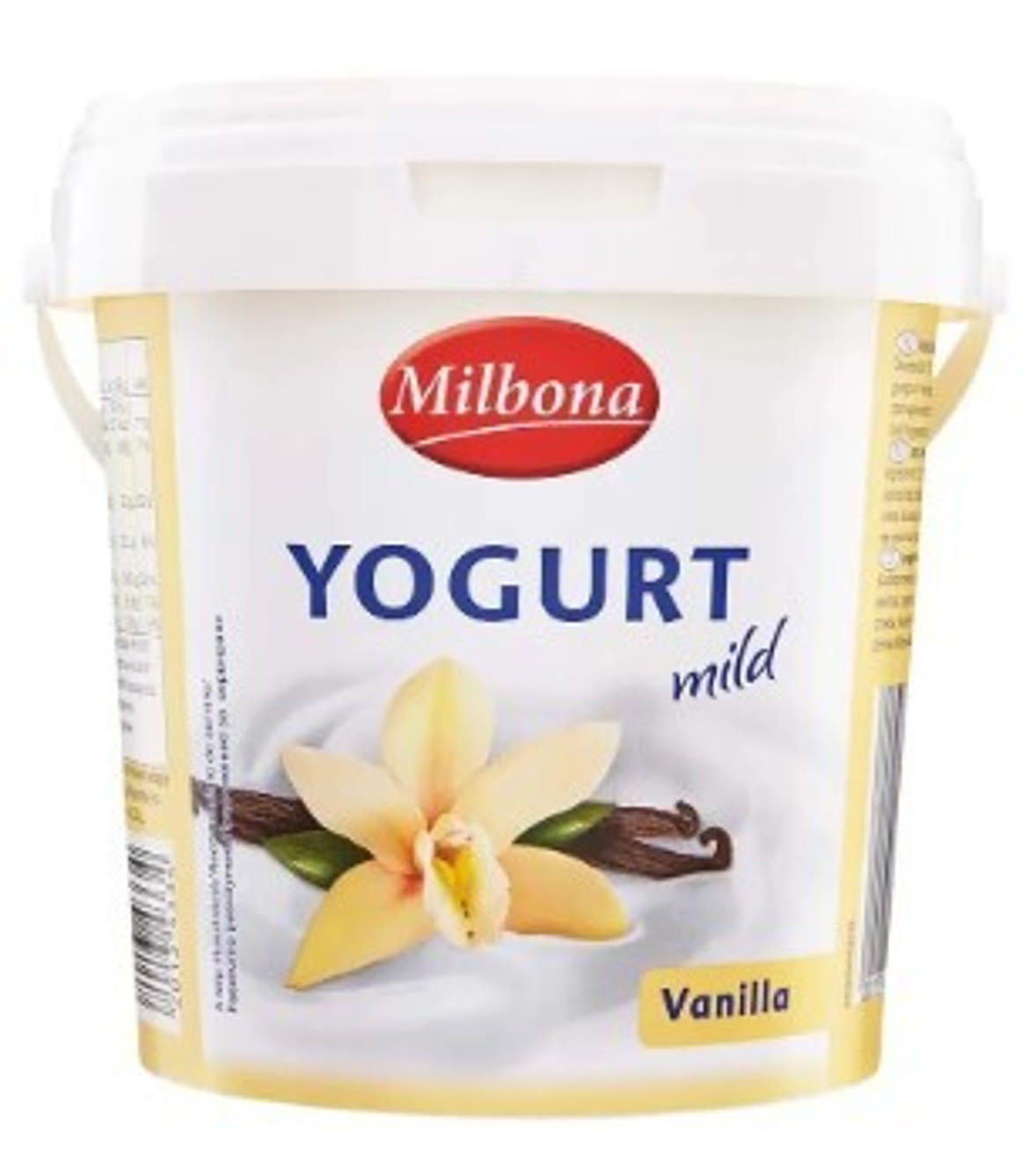 Milbona joghurt vödörben vaniliás, 1 kg