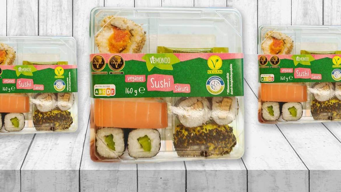 Vemondo Vegán sushi