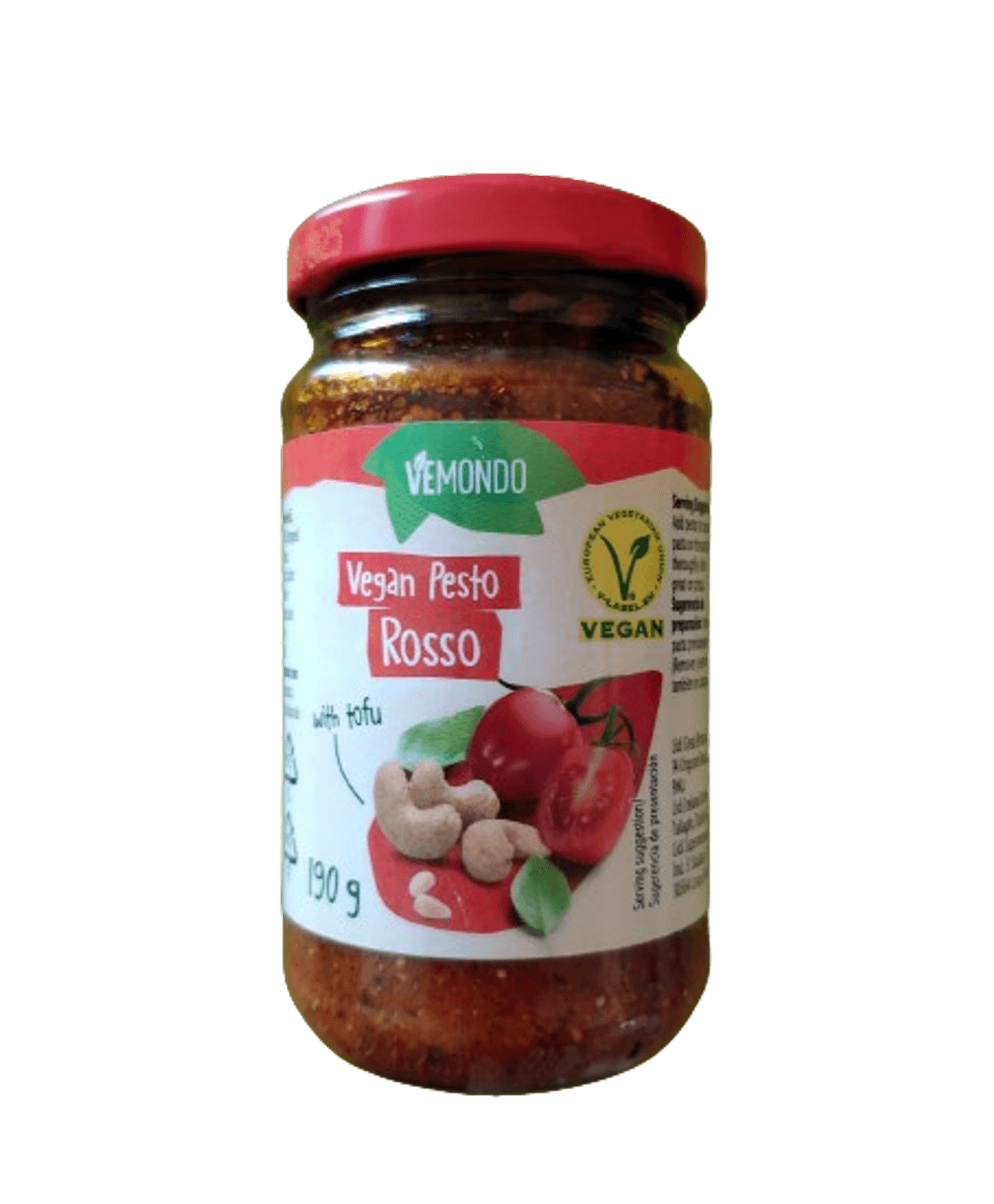 Vemondo Vegán pesto pepperóni paprikával és tofuval
