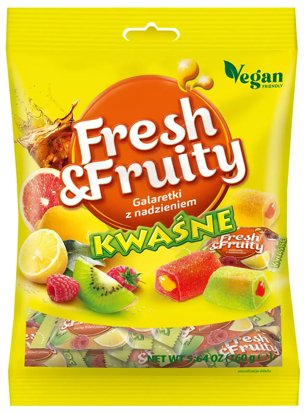 Wawel, Fresh&Fruity savanyú zselés cukor