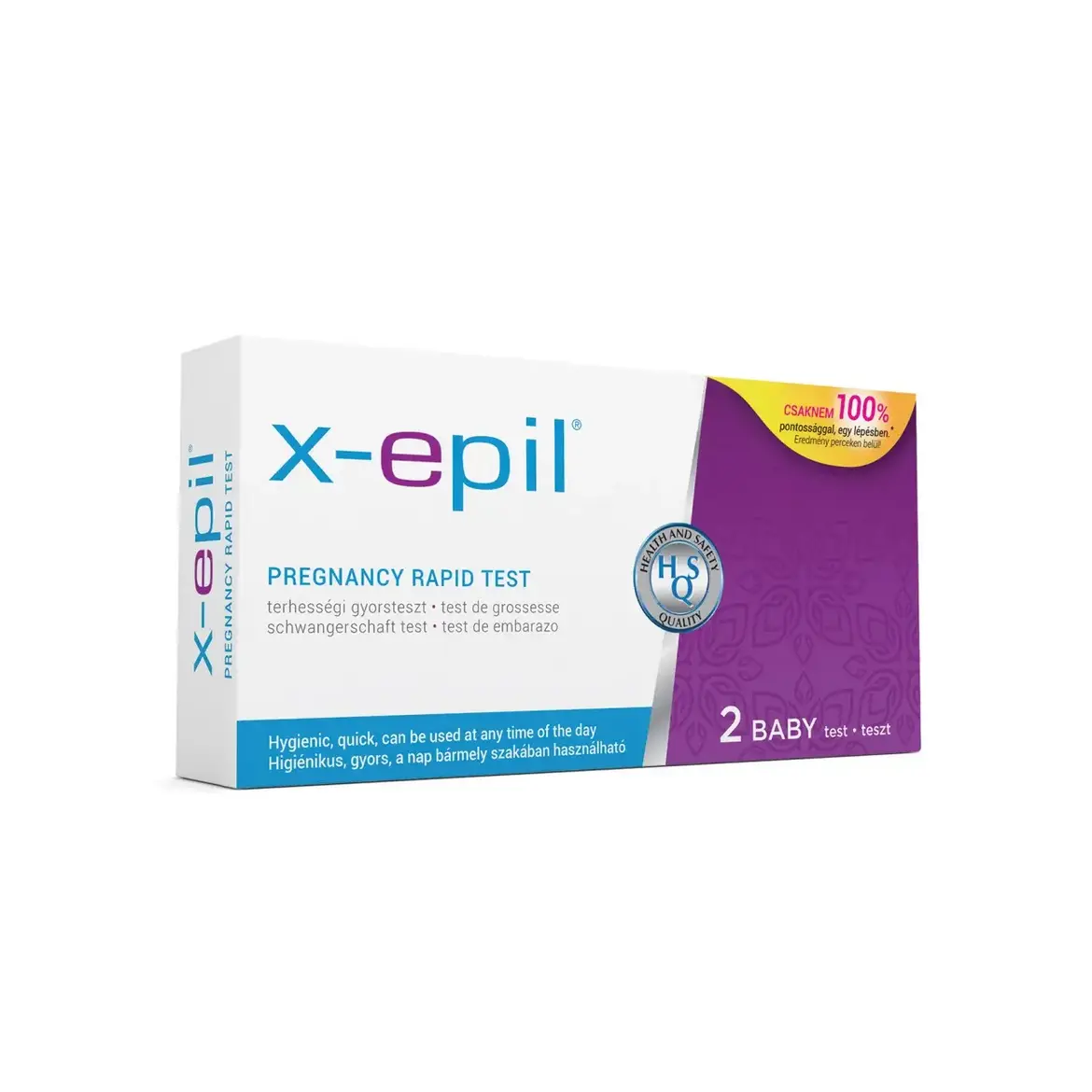 X-Epil terhességi gyorsteszt csík
