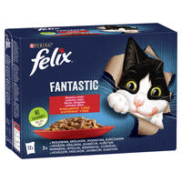 Felix Fantastic Házias Válogatás aszpikban nedves macskaeledel 12 x 85 g