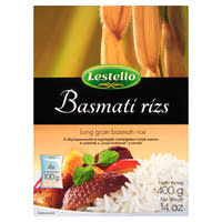 Lestello hosszÃº szemÅ± fehÃ©r basmati rizs 4 x 100 g