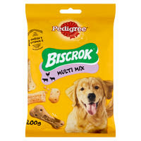 Pedigree Biscrok Multi Mix csirke-marha-bárány kiegészítő állateledel felnőtt kutyák számára
