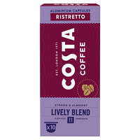 Costa Coffee Lively Blend Ristretto Å‘rÃ¶lt-pÃ¶rkÃ¶lt kÃ¡vÃ© kapszulÃ¡ban