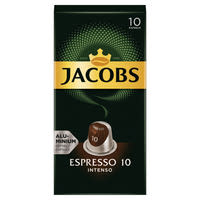 Jacobs Espresso 10 Intenso Å‘rÃ¶lt-pÃ¶rkÃ¶lt kÃ¡vÃ© kapszulÃ¡ban