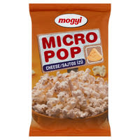 Mogyi Micro Pop sajtos Ã­zÅ±, mikrohullÃ¡mÃº sÃ¼tÅ‘ben elkÃ©szÃ­thetÅ‘ pattogatni valÃ³ kukorica