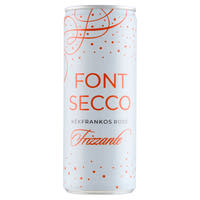 Font Secco Frizzante Kunsági Kékfrankos száraz, rosé gyöngyözőbor 11,5%
