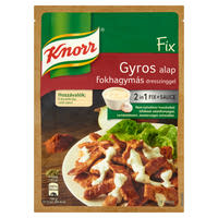 Knorr Fix gyros alap fokhagymÃ¡s dresszinggel